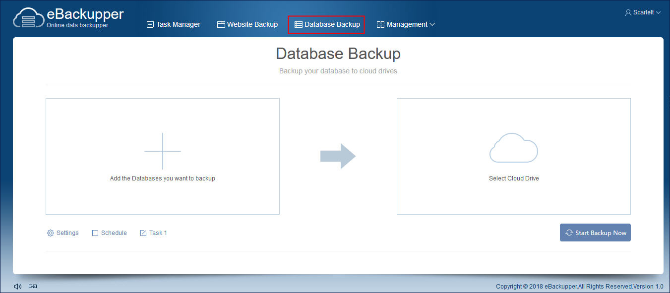 mysql backup database